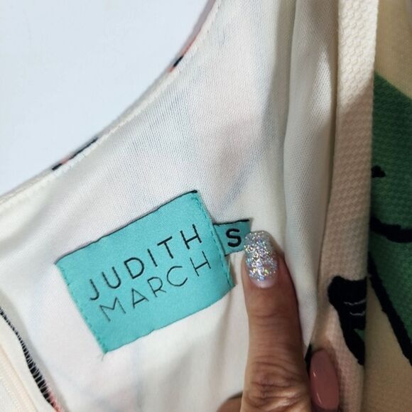 Judith March Bowtie Lined Tank Style Dress Size Small - Picture 6 of 7